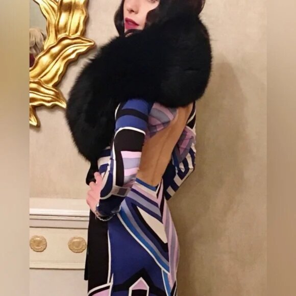 PUCCI GOWN - Silk Mermaid Maxi Printed - Picture 8 of 16